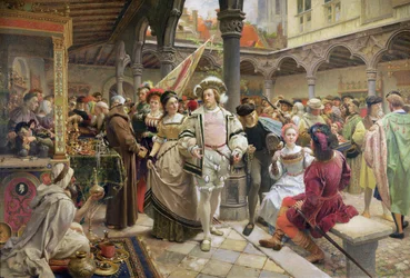 La Vieille Bourse à Anvers, 1892